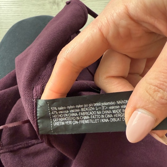 Zara Knit Plum Burgundy One Shoulder Body Suit - Picture 9 of 13